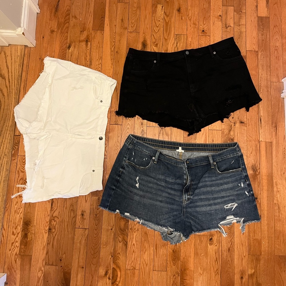 *BUNDLE OF 3* Pairs of Aerie Daydream Denim Shorts  XXL